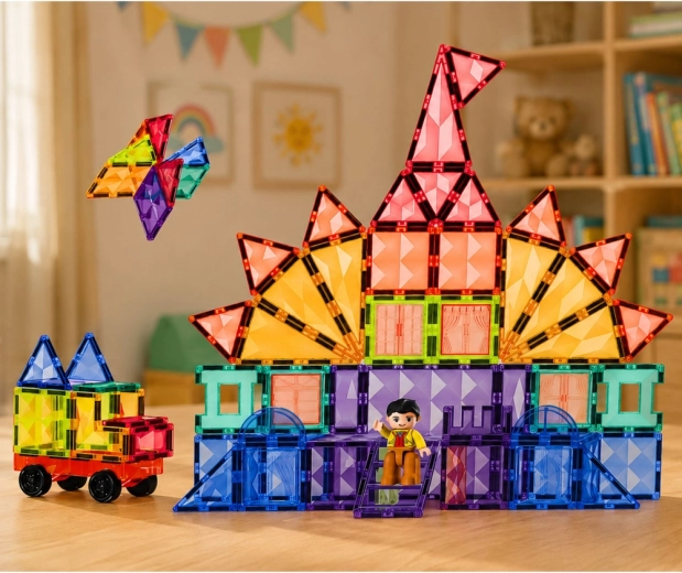 Kreativní 3D modely: hrady, vozidla a mnoho dalších
