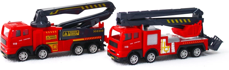Hasičské auto s otočným hasicím ramenem
