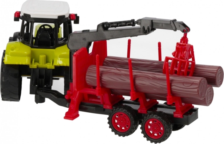 Pohyblivý jeřáb pro nakládání klád