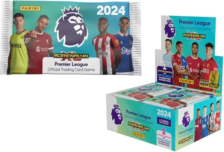 Panini Premier League 2024 Adrenalyn XL sběratelské karty