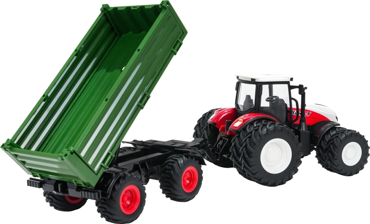 Skutečná farmařská zábava s vyklápěcím přívěsem