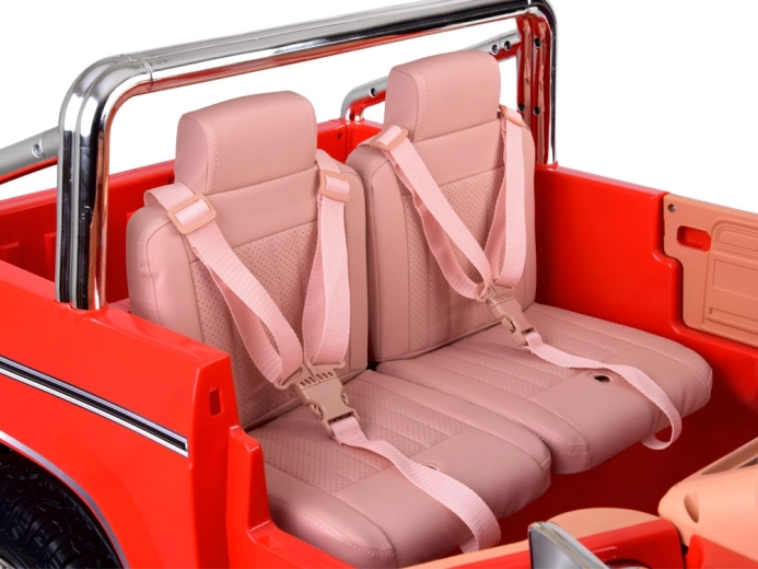 Dvě sedadla s bezpečnostními pásy