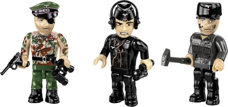 3 minifigurky pro posádku a diorama