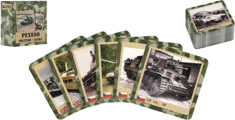 Pexeso retro Military Tanky