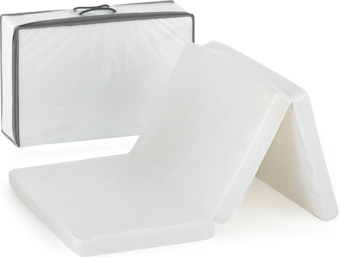 Petite&Mars cestovní skládací matrace Foldie White