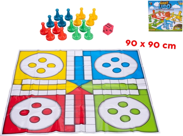 Člověče, nezlob se! XXL rodinná stolní hra 90×90 cm