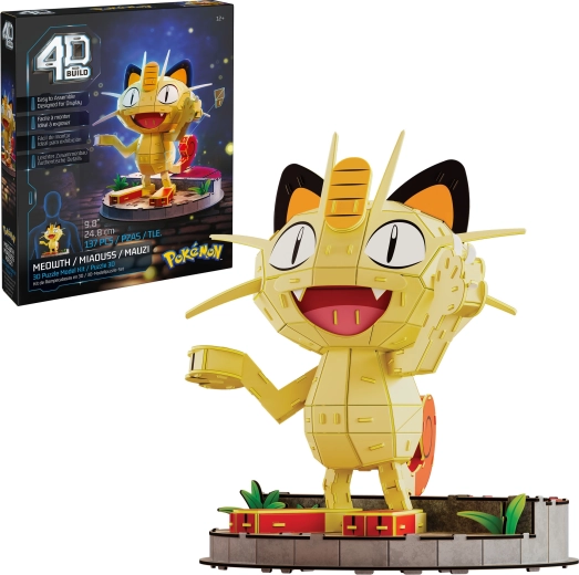 4D Build Pokémon Meowth 3D puzzle model k sestavení
