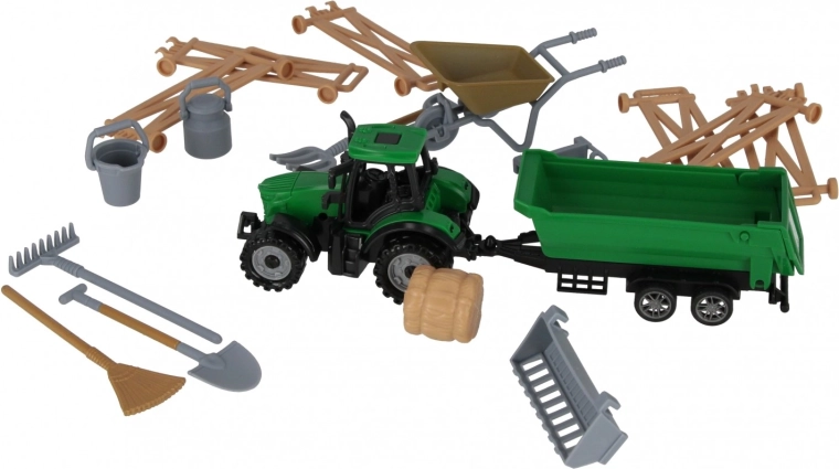 Bohaté farmářské příslušenství v balení