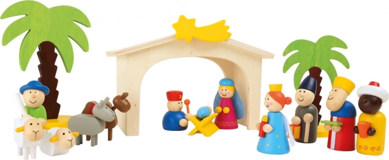 Dřevěný betlém pro děti small foot