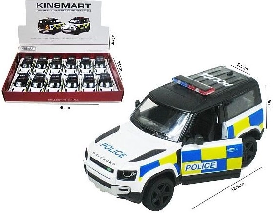 Land Rover Defender policejní auto
