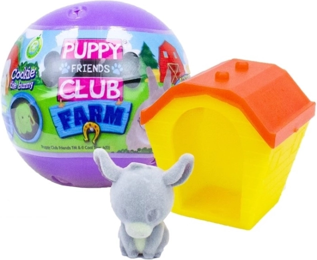 Puppy Club farm animals figurka domácího zvířátka v kapsli 50 mm