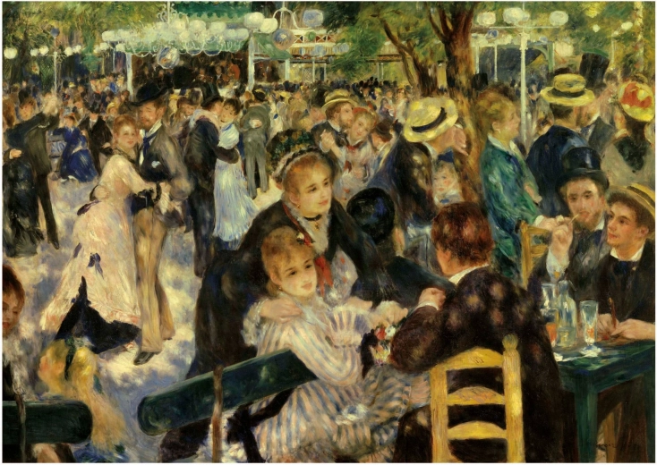 Puzzle Tanec v Moulin de la Galette 3000 dílků