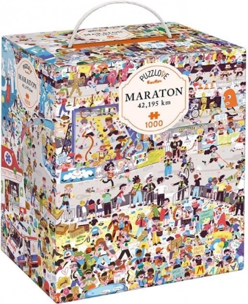 Puzzle Puzzlove maraton 42,195 km – 1000 dílků