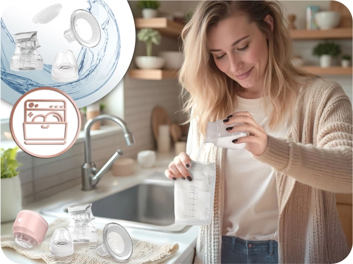 Snadná údržba a bezpečné materiály bez BPA