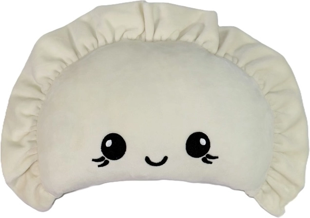 Plyšový pierog 60 cm krémový