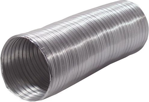 Flexibilní hliníkové potrubí průměr 150 mm, délka 230–1000 mm