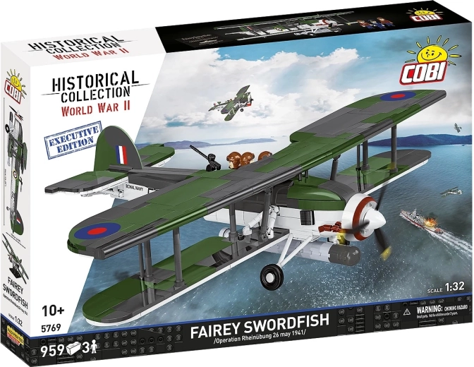 COBI stavebnice fairey swordfish executive edition – 959 dílků