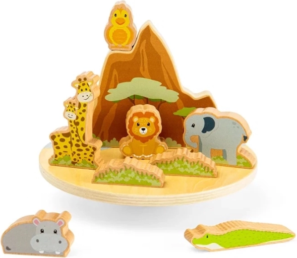 Bigjigs Toys balanční hra džungle ze dřeva
