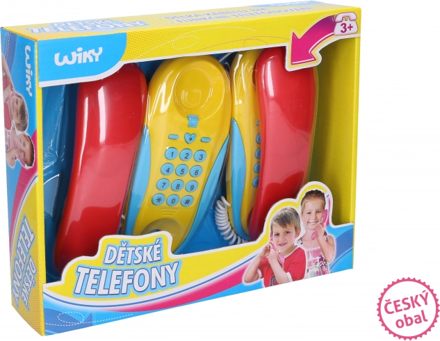 Dětské drátové telefony do pokojů
