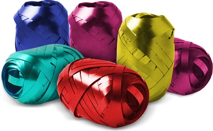 Lesklé stuhy pro efektní svazování a dekor