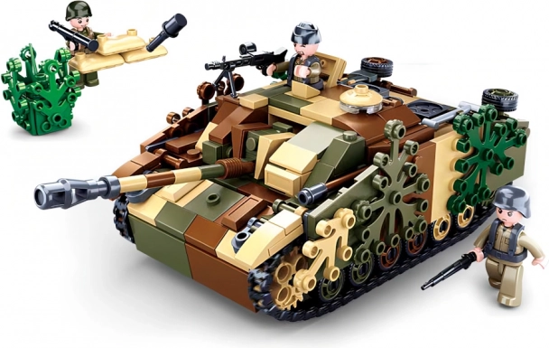 Sluban maskovaný obrněný tank – armádní stavebnice