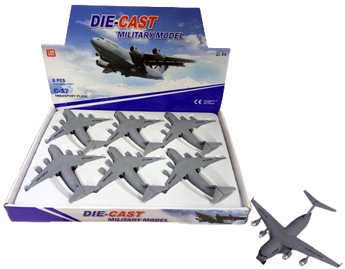 Kovový model letadla BOEING C-17 v měřítku 1:500