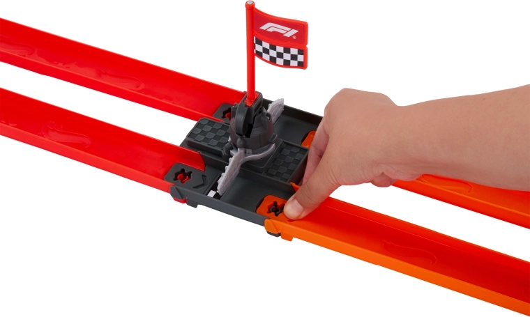 Cílový modul se šachovnicovou vlajkou