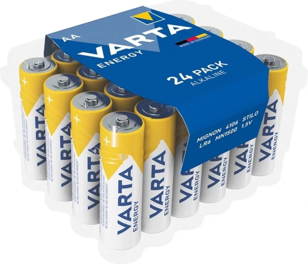 Alkalické tužkové baterie AA LR6 24 ks Varta