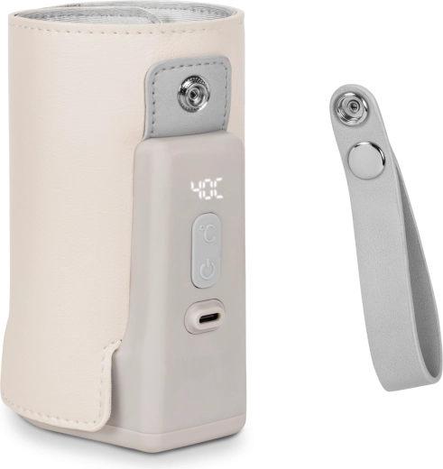 Bezdrátový ohřívač lahví LIONELO Thermup Go Plus Beige Sand