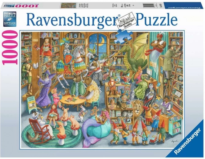 Puzzle 2D 1000 Ravensburger Sever v knihovně