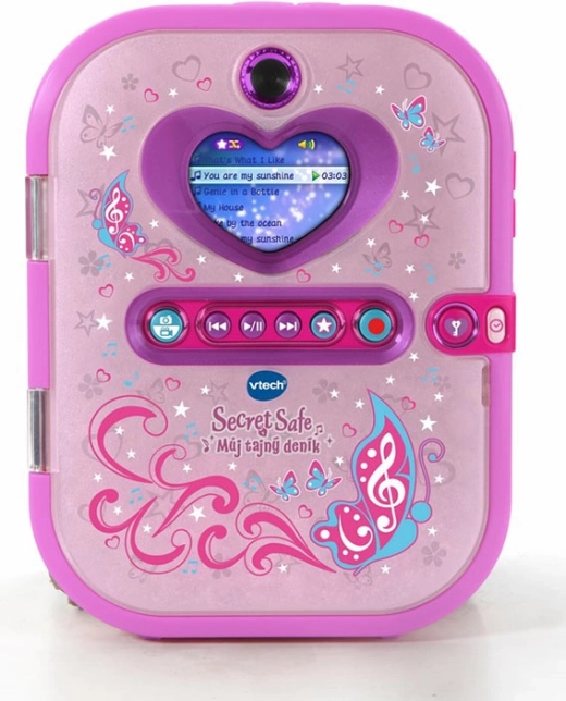 VTech Kidi Secret Safe – můj tajný deník – Růžový