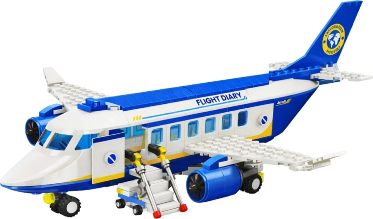 Dva modely z jedné sady: letadlo nebo robot