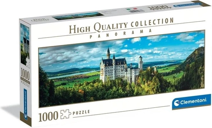 Clementoni panorama puzzle 1000 dílků Neuschwanstein