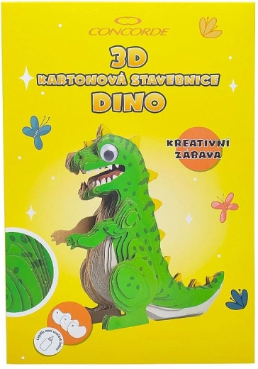 3D kartonová stavebnice dinosaurus