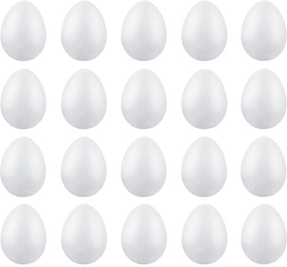 Velikonoční polystyrenová vajíčka 2,5 cm (20 ks)