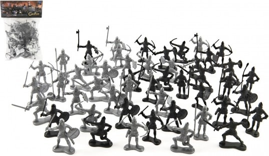 Sada rytířů 6–8 cm plast v sáčku