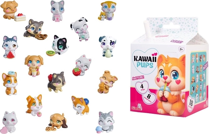 SMBA kawaii pejsci sada 4 ks