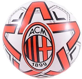Brother fotbalový míč A.C. Milan 23 cm certifikovaný červenobílý