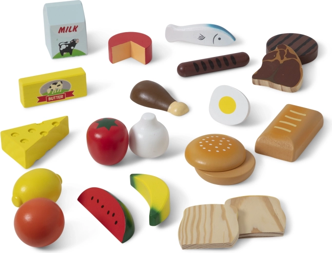 Odolné dřevěné dílky pro malé ruce