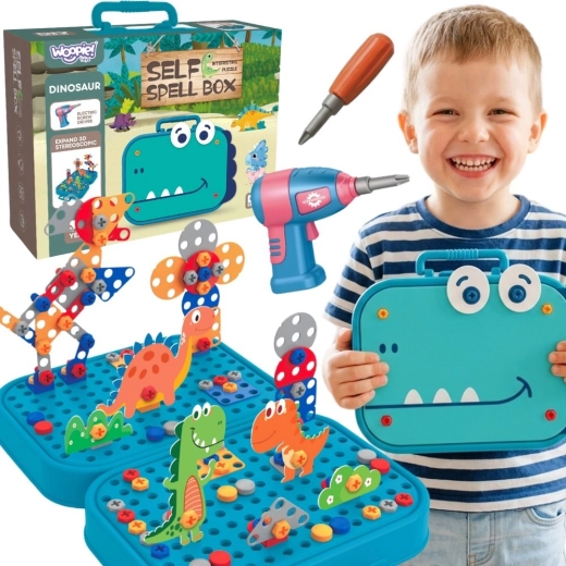 Woopie stavebnice dinosaurů se šroubováním