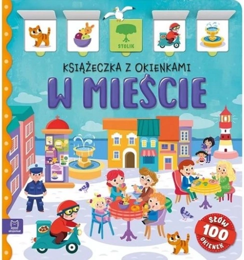 W mieście – knížka s okénky (100 okének)