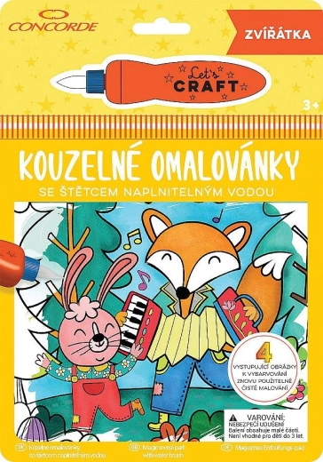 Kouzelné omalovánky CONCORDE – zvířátka