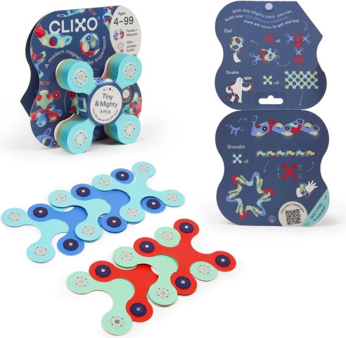 Clixo Tiny & Mighty Marine magnetická stavebnice 9 kusů