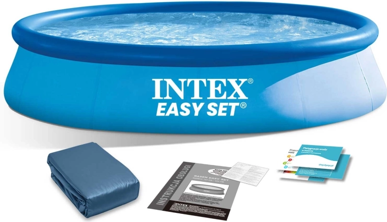 Zahradní rozkládací bazén 305 × 76 cm s krycí plachtou INTEX