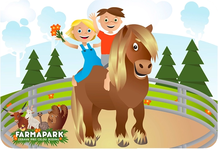 3D prostírání Farmapark mrkev