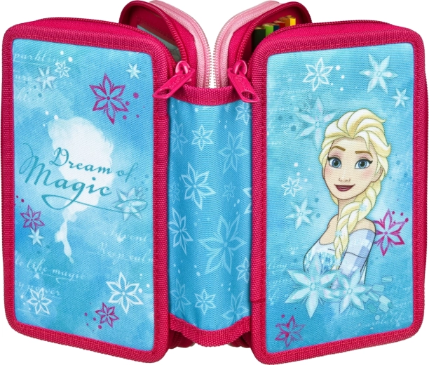 Disney Frozen třípatrový plněný školní penál - 1 kus
