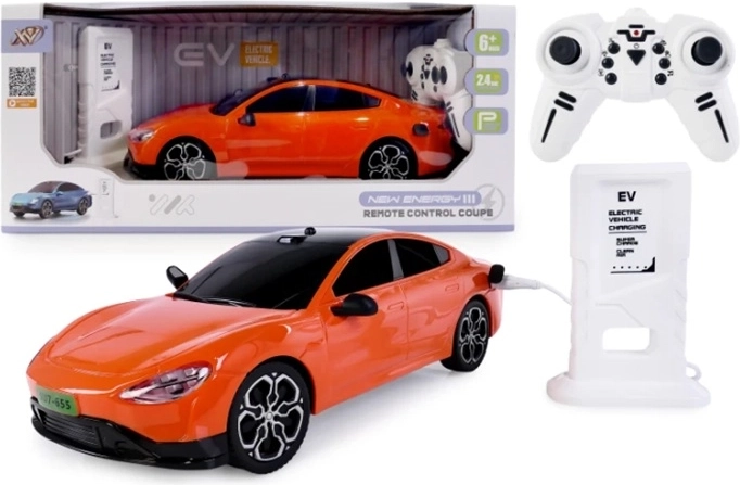 RC elektrické auto se stanicí pro nabíjení