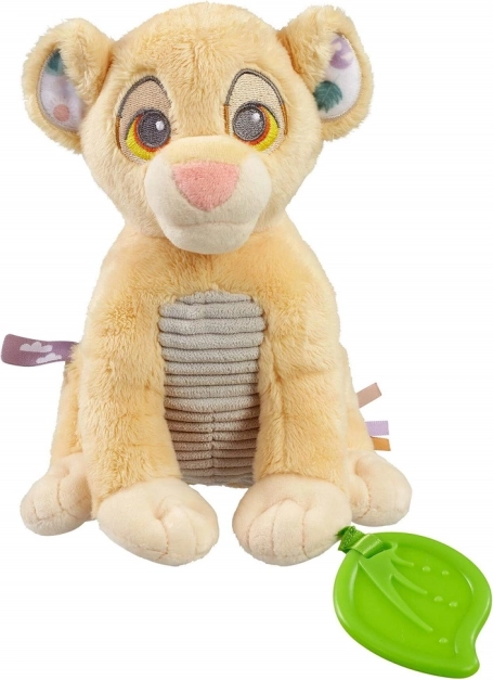Plyšová aktivní hračka DISNEY Lví král Simba s kousátkem