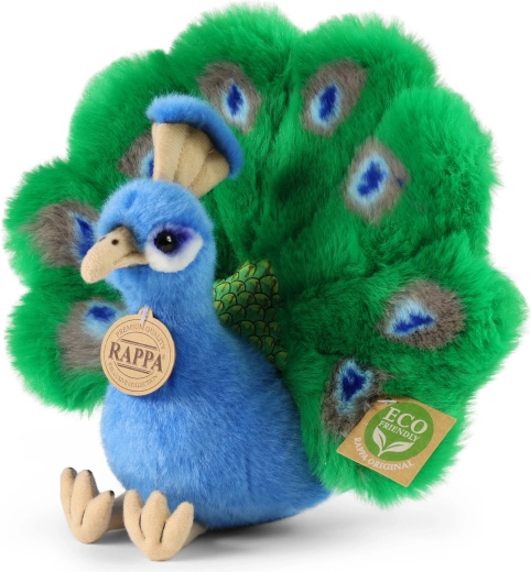Rappa Plyšový páv 22 cm Eco-friendly