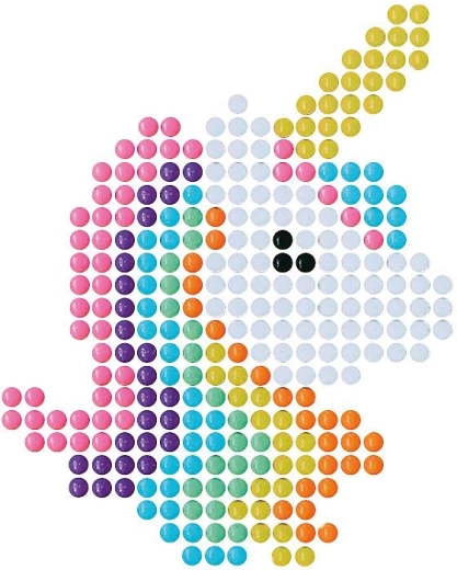 Kouzelný jednorožec z korálků